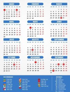 calendario laboral 2018