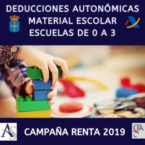 Deducciones asturias material escolar y escuela de 0 a 3 campaña renta 2019 alperi asesores gestoria administrativa e1587083581775