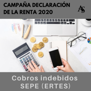 Declaracion de la renta 2020 Cobros indebido SEPE ERTE Alperi Asesores Gestoria Administrativa